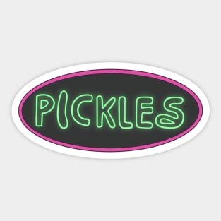 Burgers Pickles Sticker